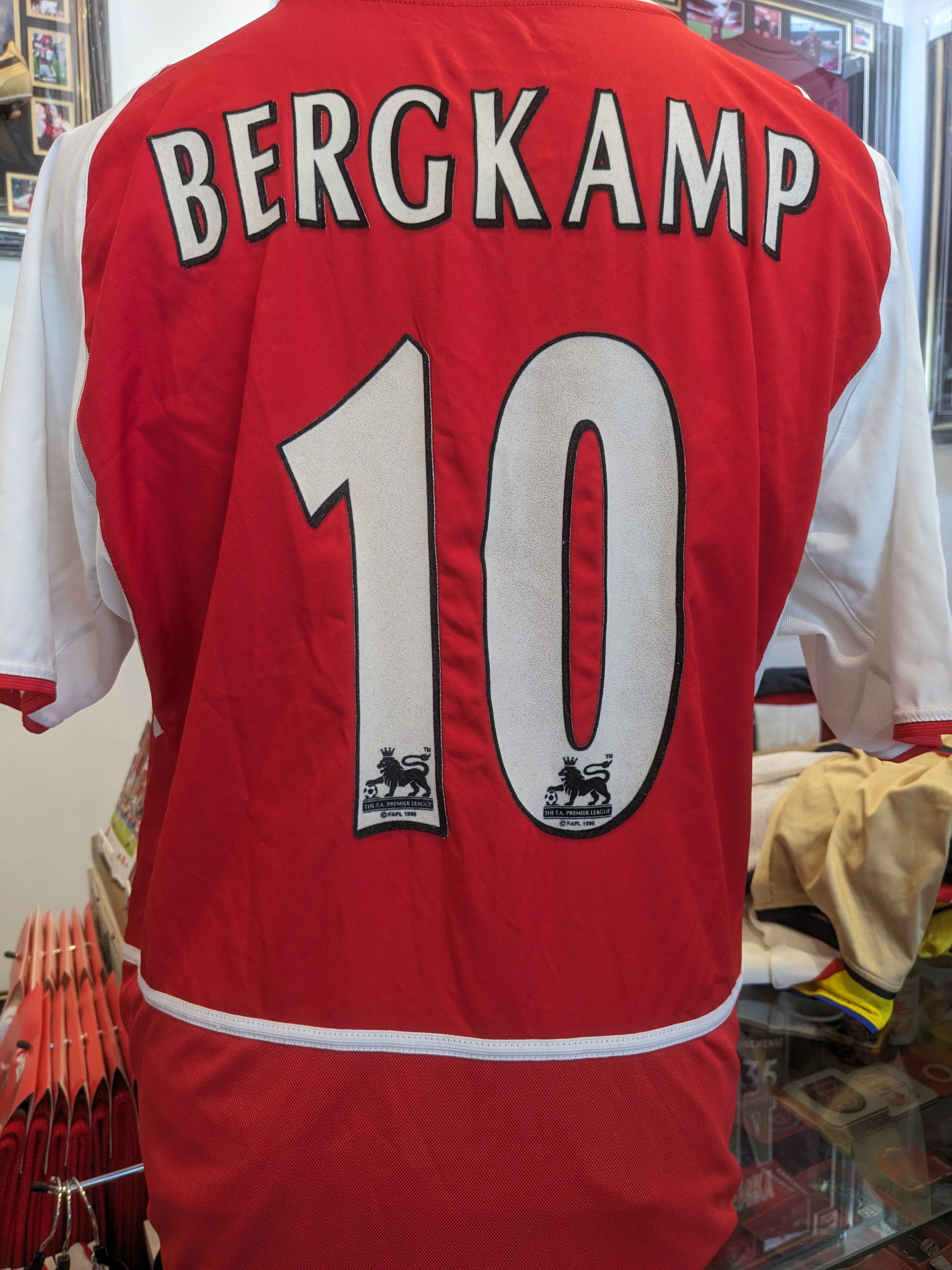 03/04アーセナル ジャージ 10番 Bergkamp Arsenal 2003-04 Home Kit - Dennis Bergkamp 