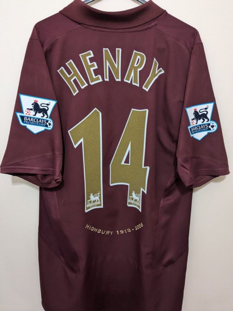 Arsenal FC 2005 06 Home Kit Thierry Henry 14 The Match Day Shop