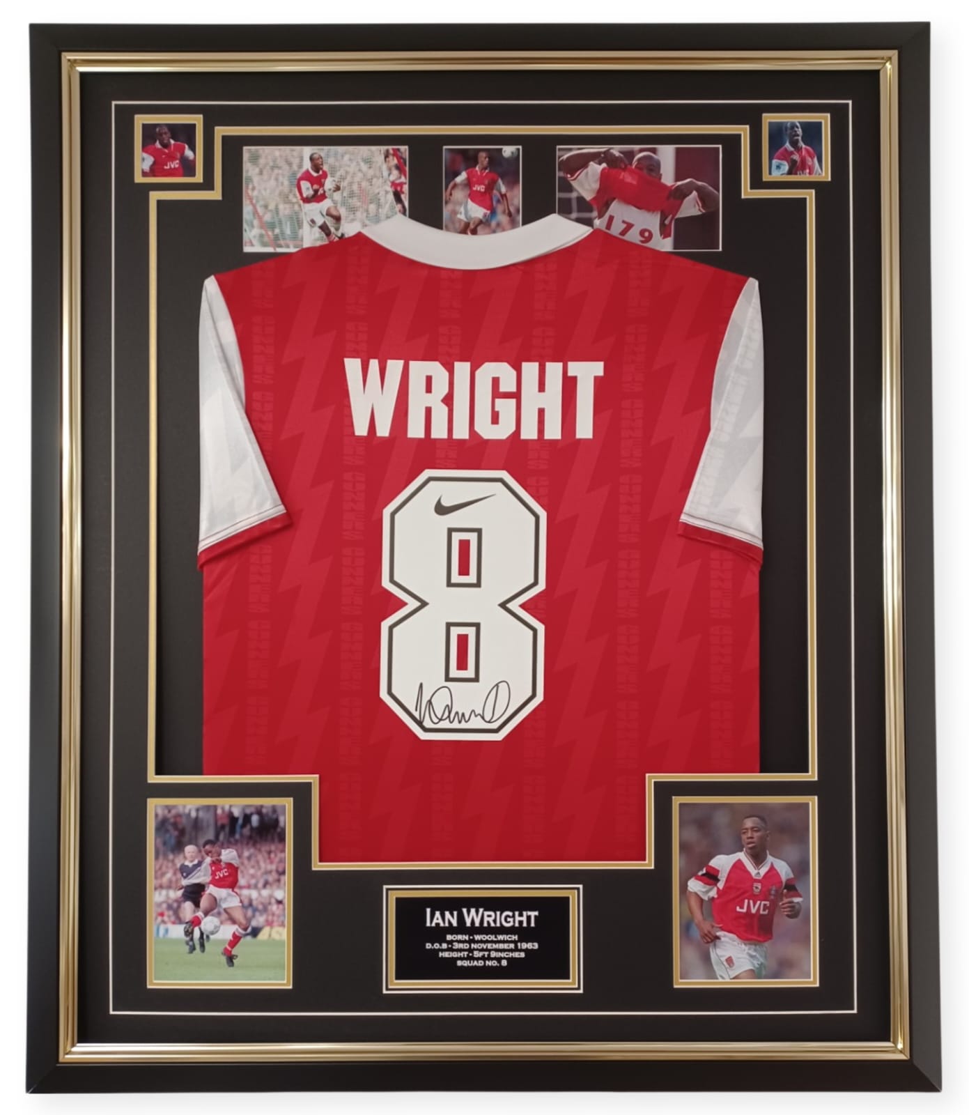 ian wright arsenal shirt