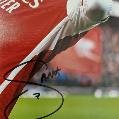 Saka Signed Photo Display