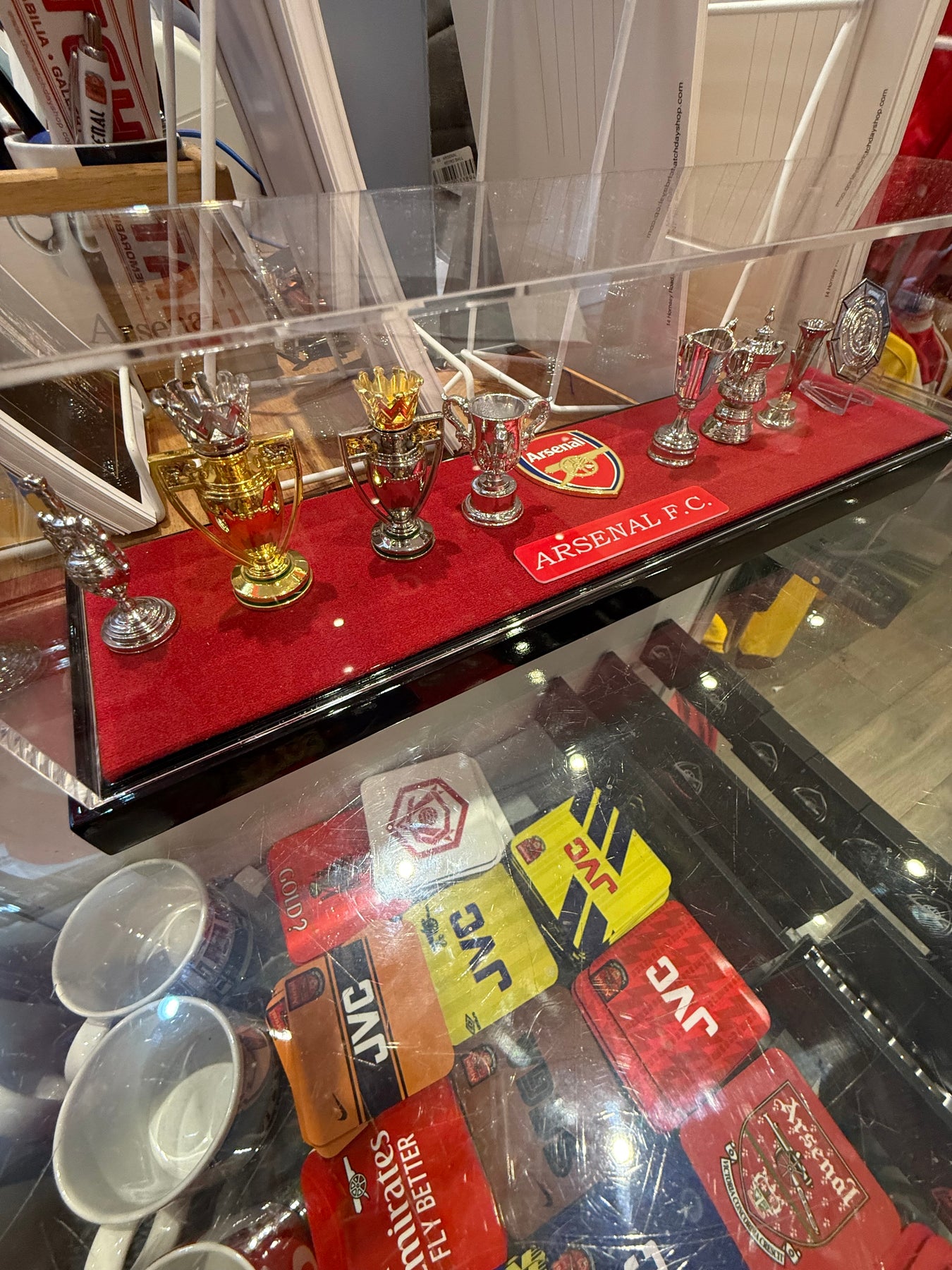 Arsenal Manager Box Arsenal Trophies Display Box. – The Match Day Shop