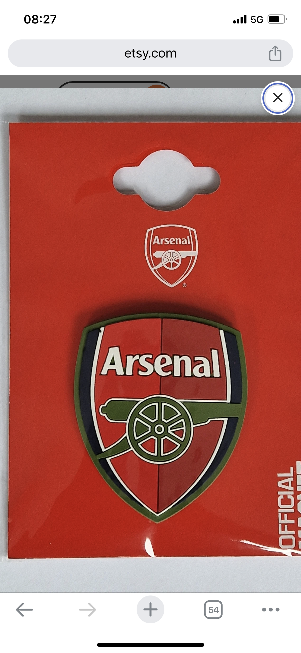 Official Arsenal Fridge Magnet