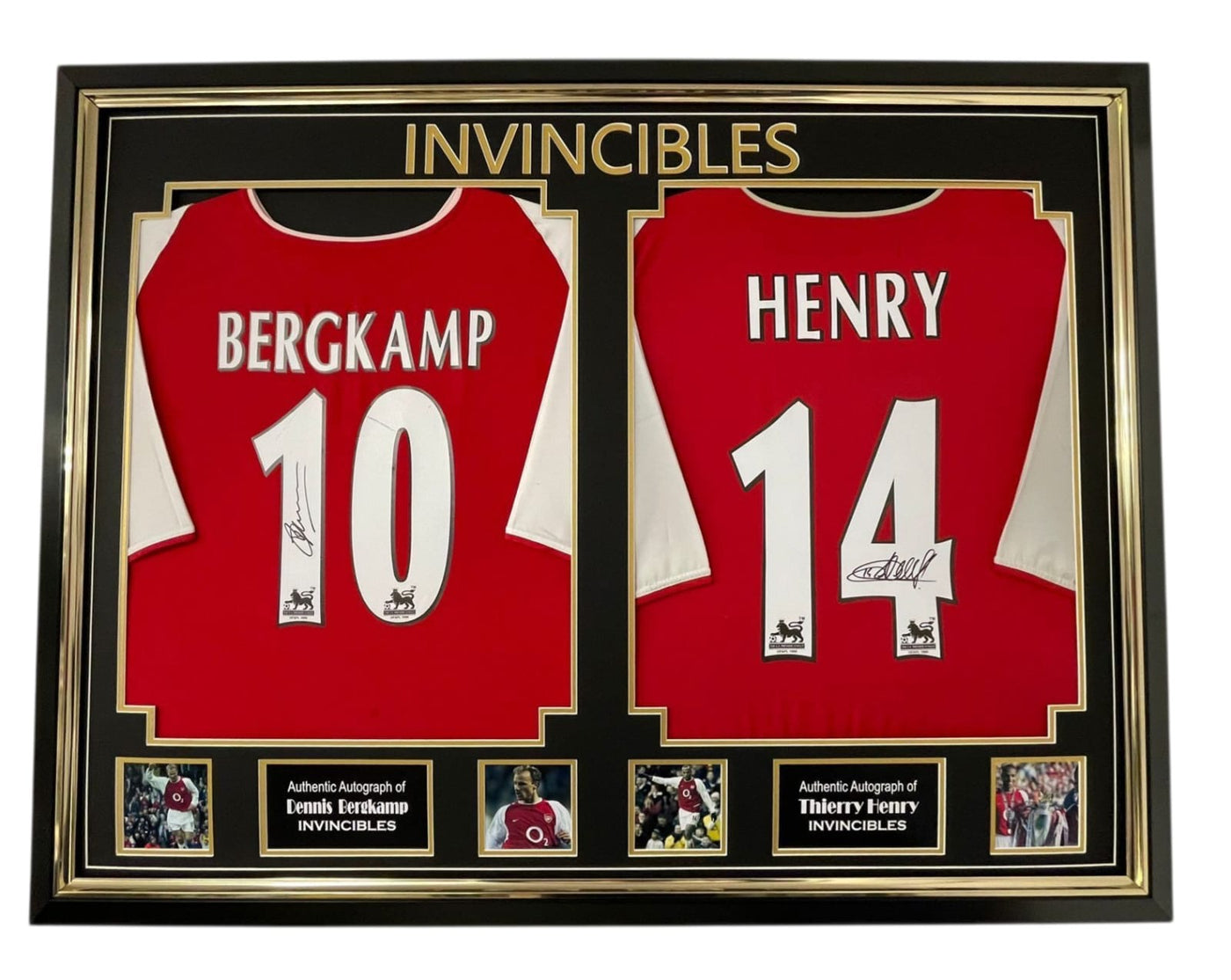 Henry And Bergkamp Double 2003 frame.