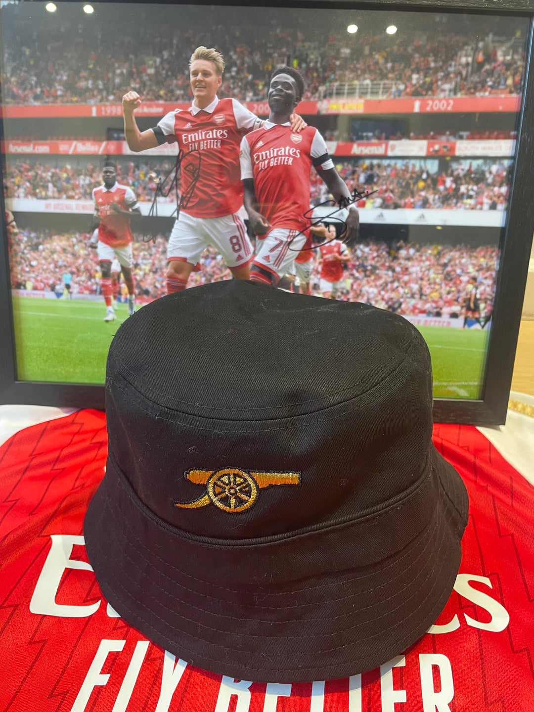 Arsenal Black Reverse Bucket Hat The Match Day Shop