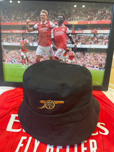 Arsenal Black Reverse Bucket Hat