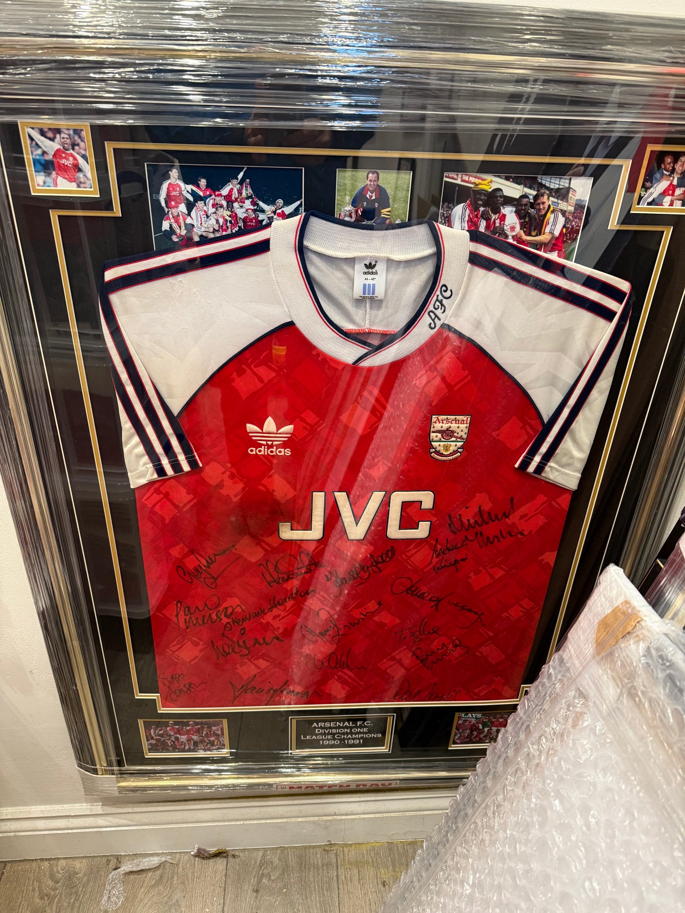 91 team signed shirt.