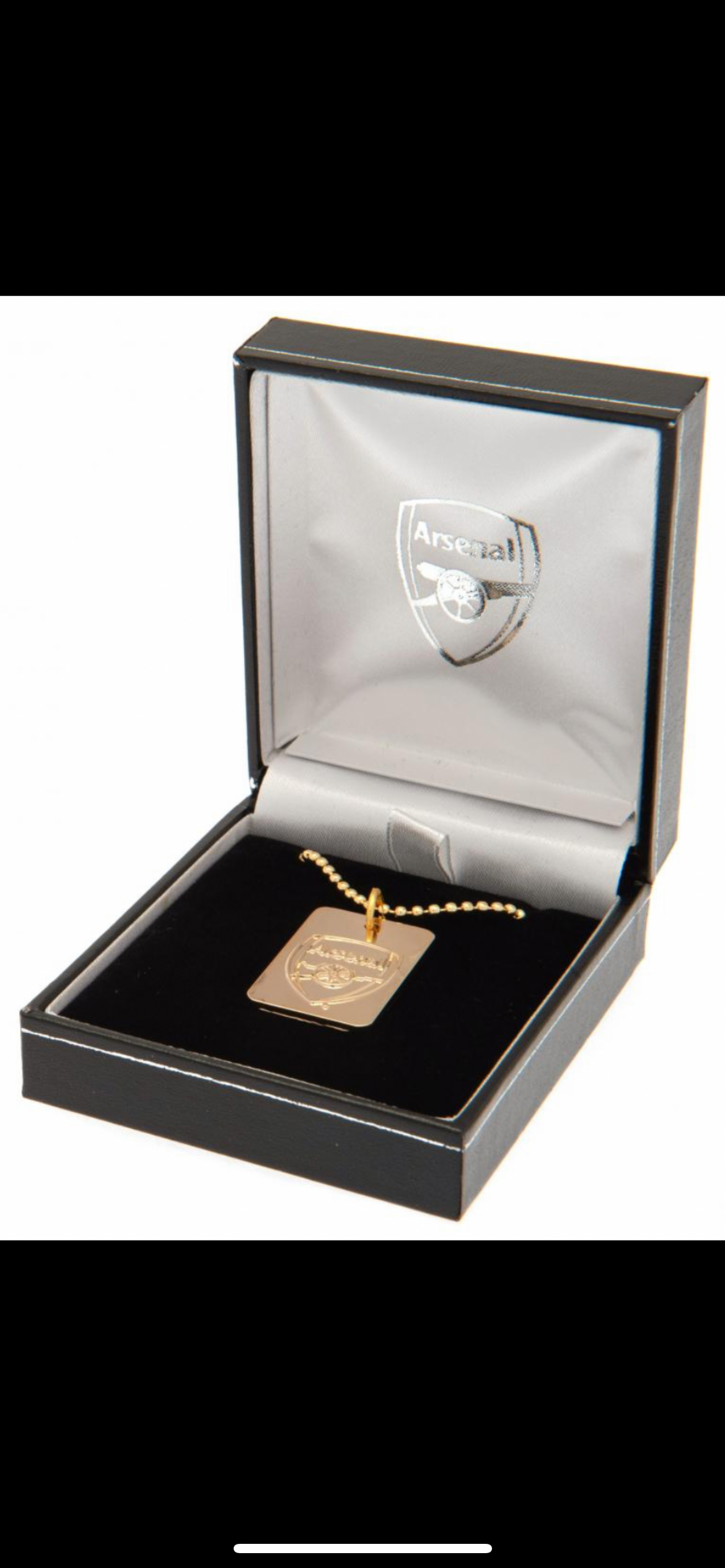 Arsenal Gold Dog Tag.