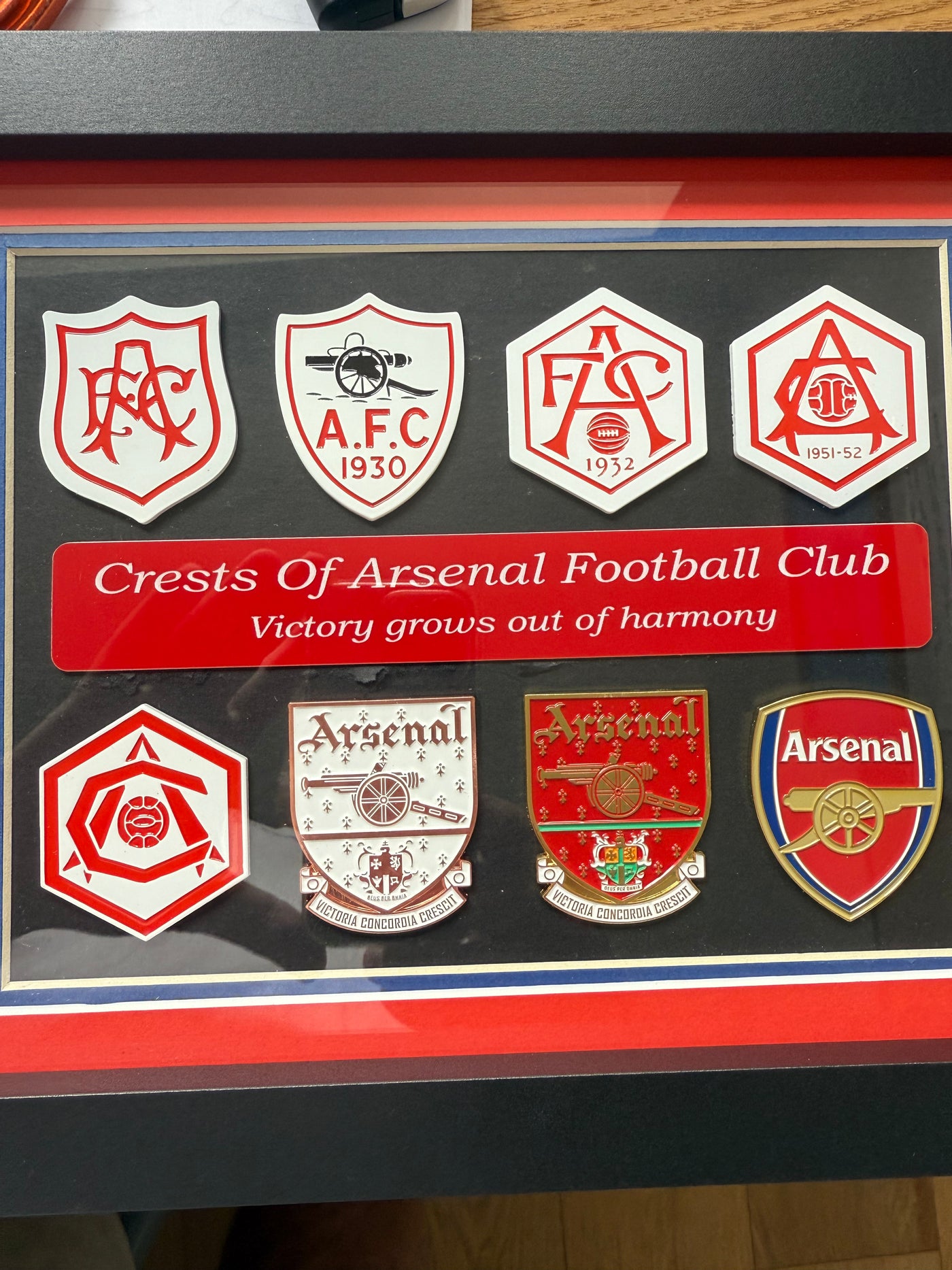 Arsenal Crests Frame.