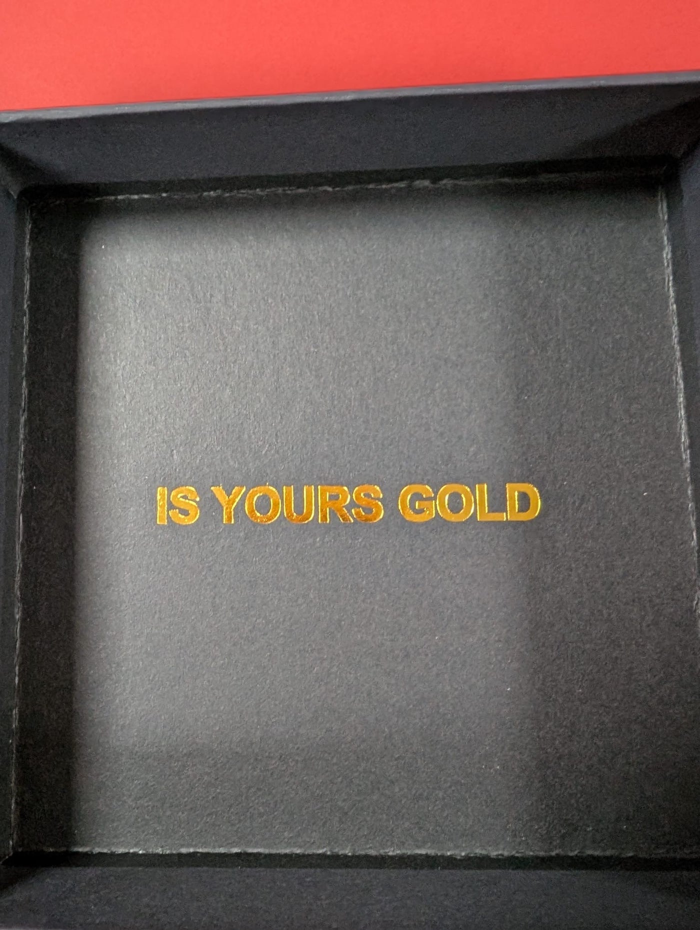 Is Yours Gold Trophy