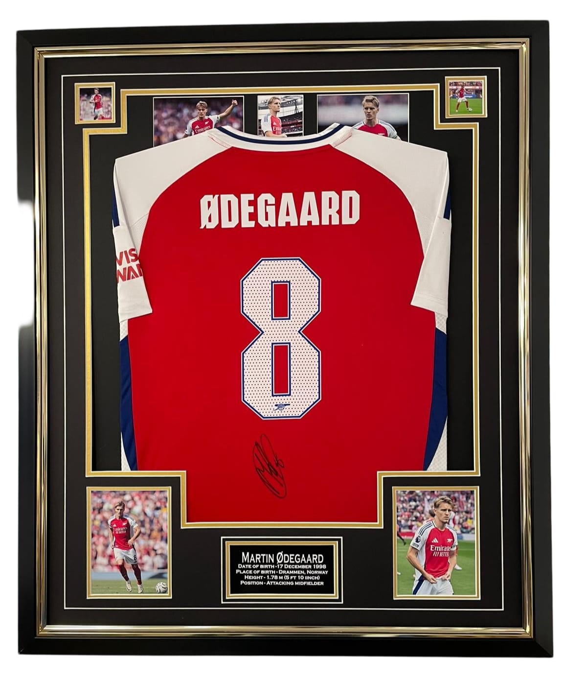 Odegaard Signed Shirt