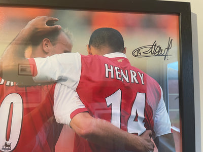 Henry / Bergkamp Signed Photo
