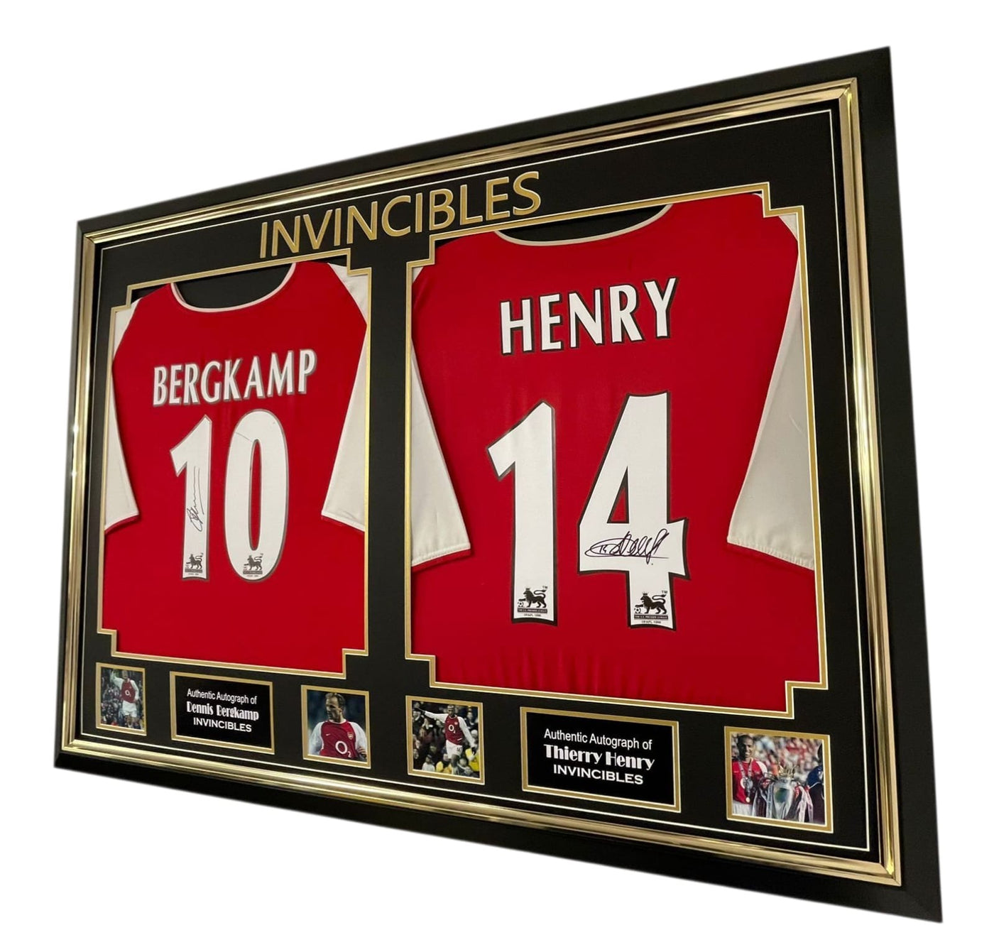 Henry And Bergkamp Double 2003 frame.