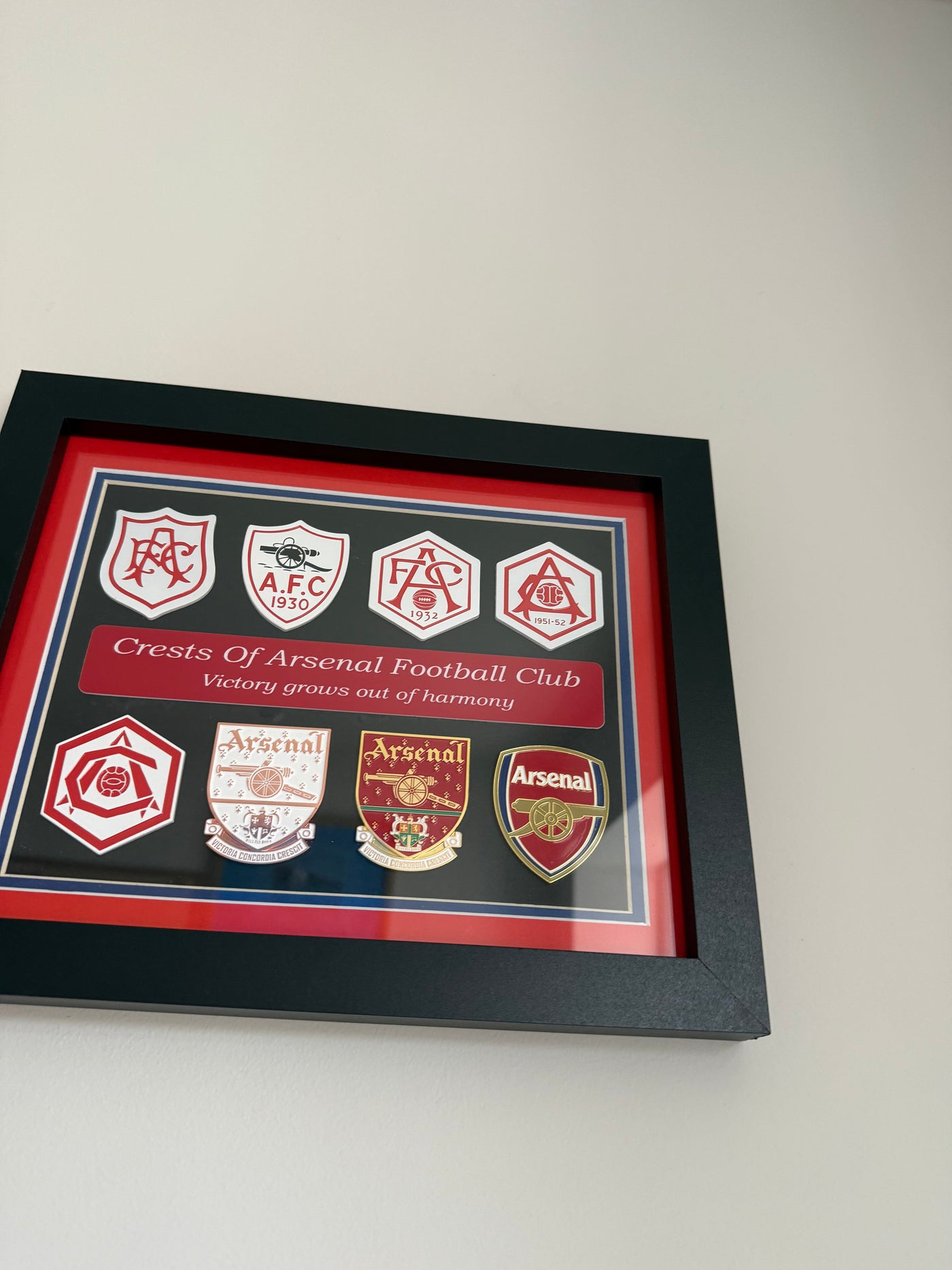 Arsenal Crests Frame.
