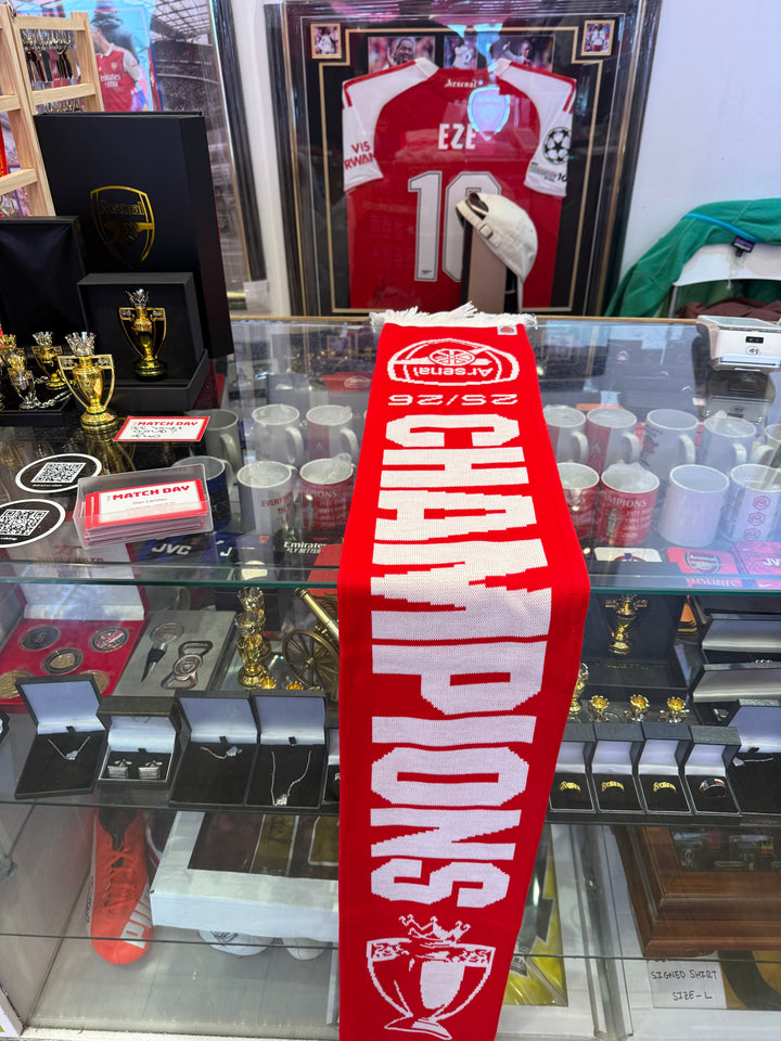 Arsenal Official Champions Scarf – The Match Day Shop