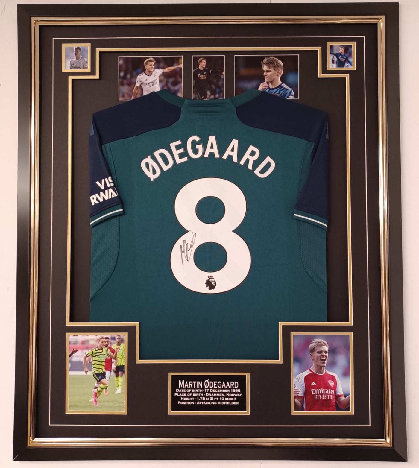 Odegaard Signed Shirt.