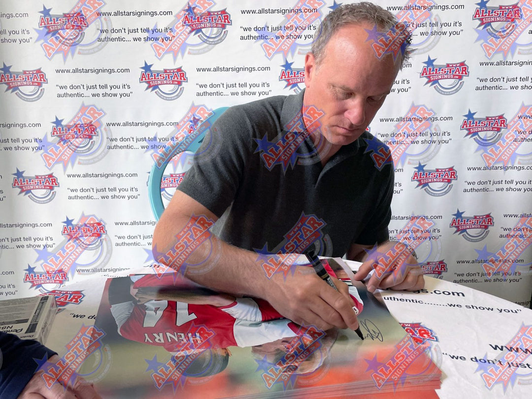 Henry / Bergkamp Signed Photo – The Match Day Shop