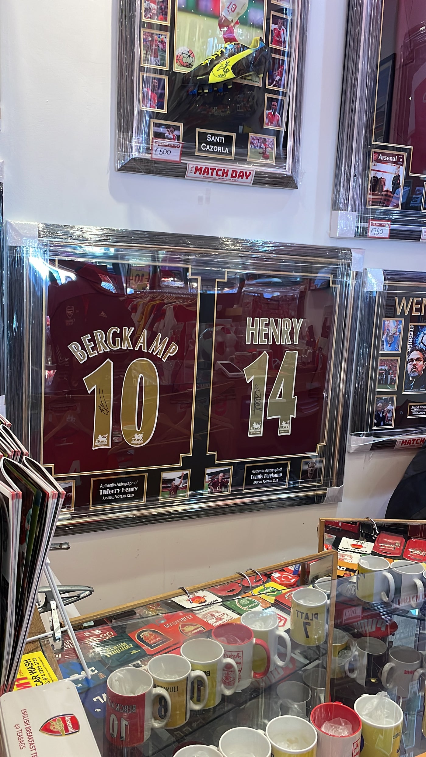 Henry Bergkamp Highbury frame