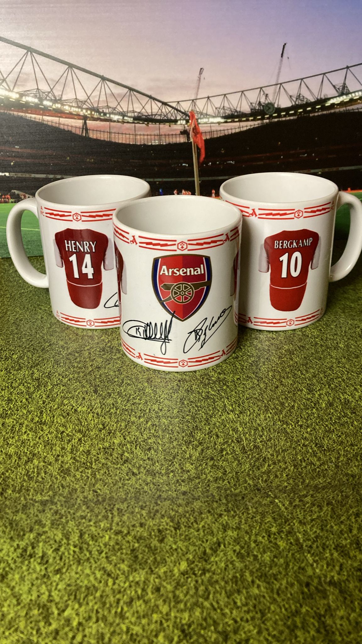 Henry / Bergkamp Signature Mug