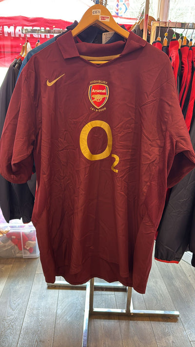 ウェア Authentic Arsenal 2005-06 Highbury Henry Arsenal FC 2005-06 Home Kit - Thierry Henry 
