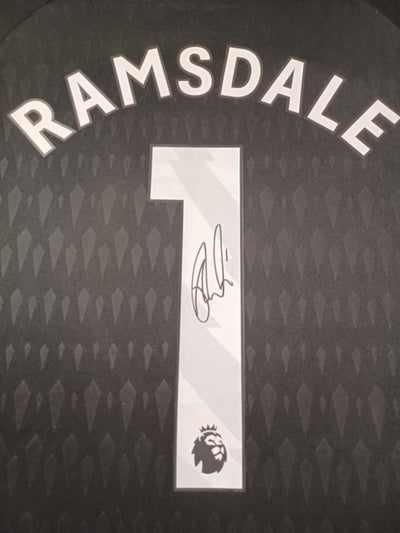 Signed Ramsdale Away Shirt