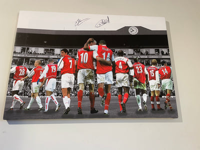 Henry And Bergkamp Signed canvas