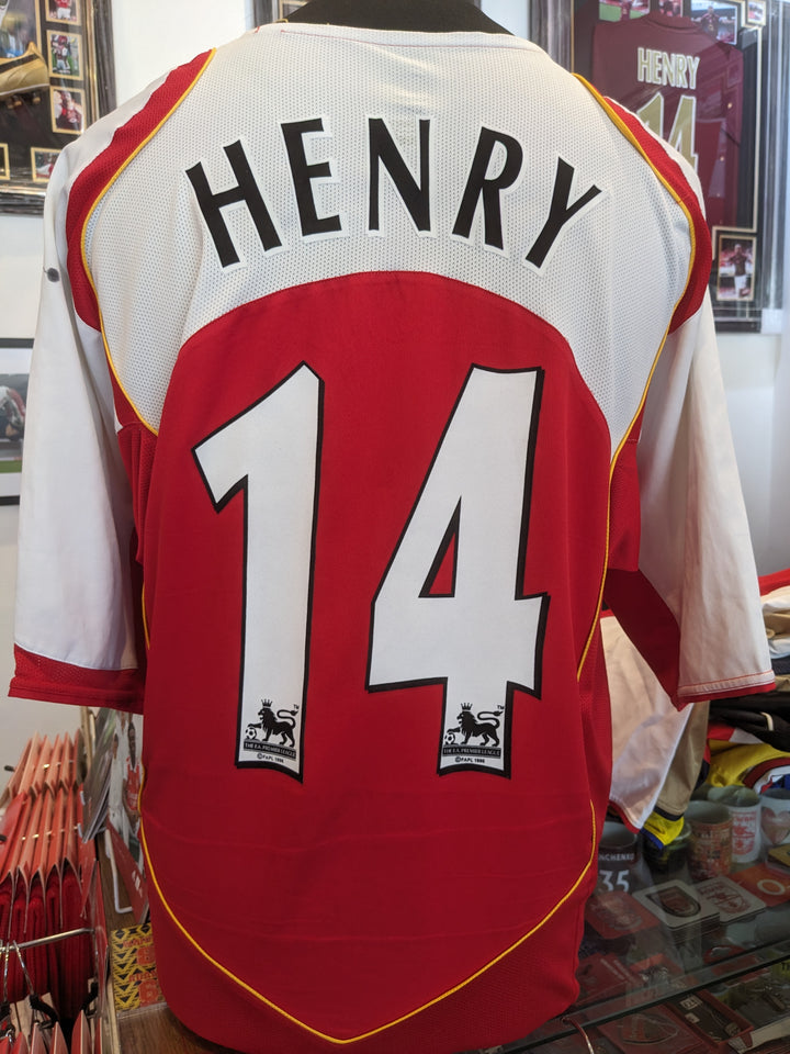 Henry Shirt 2004-05 Home Kit – The Match Day Shop