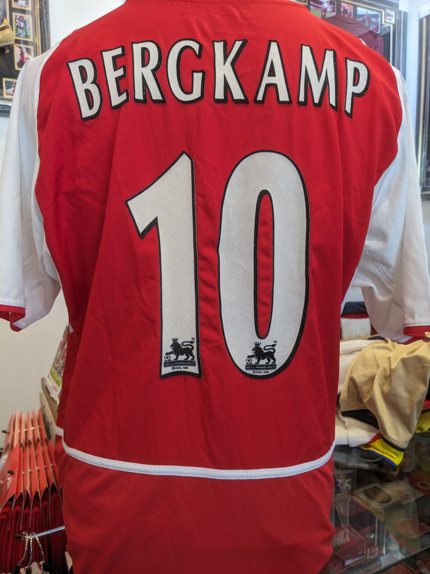 Bergkamp Shirt 2003-04 Home Kit