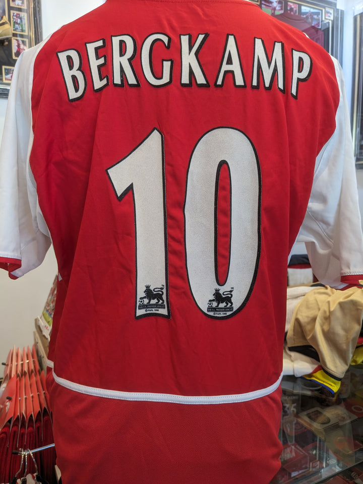 03/04アーセナル ジャージ 10番 Bergkamp BNWT 2004/2005 NIKE arsenal BERGKAMP #10 Player Issue Jersey