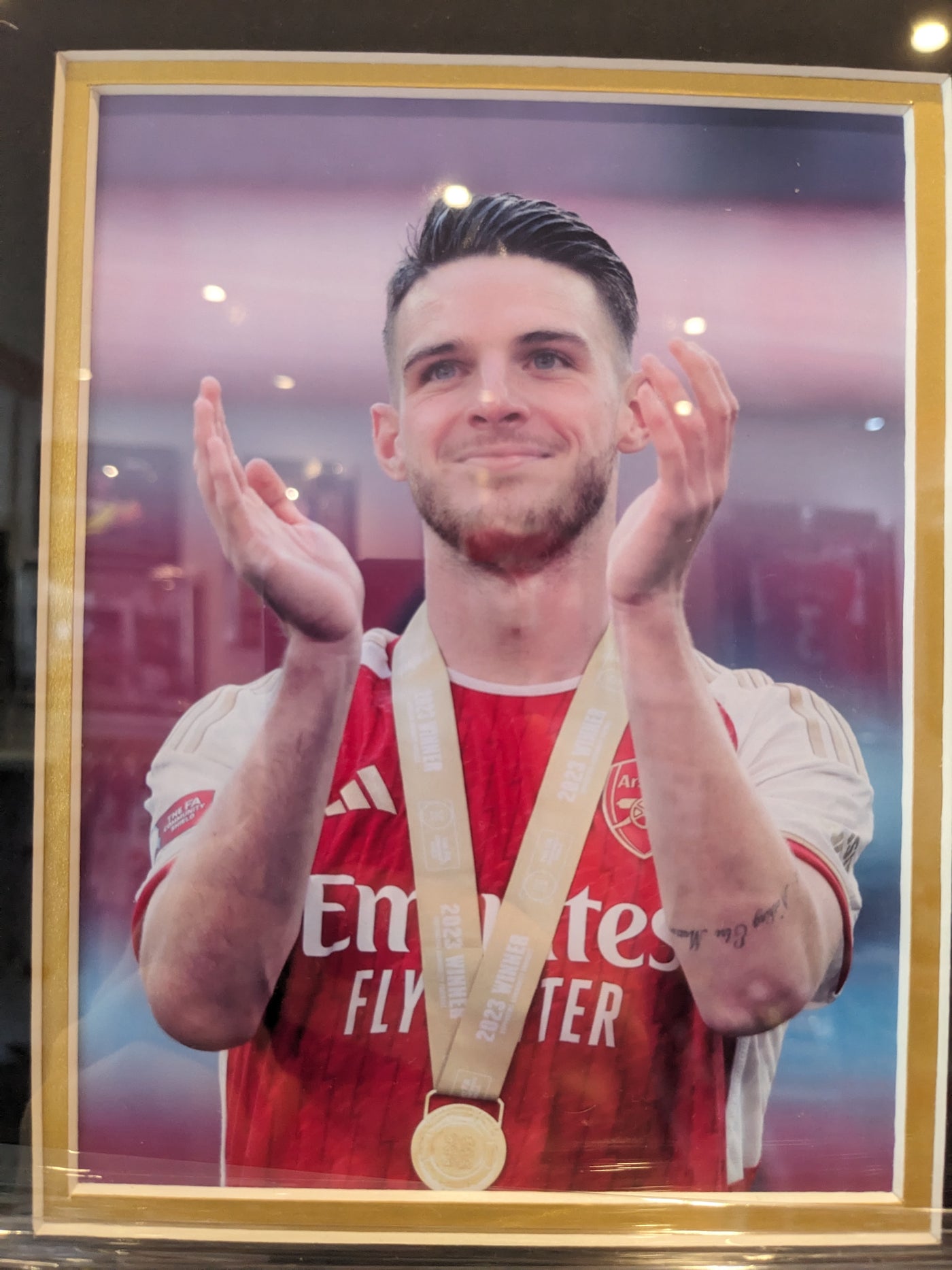 Signed Declan Rice Arsenal Shirt - Framed – The Match Day Shop