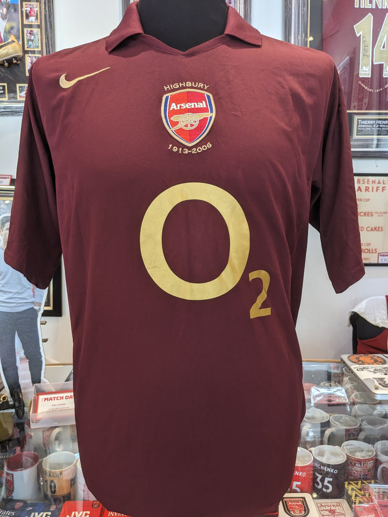Arsenal FC 2005-06 Home Kit – The Match Day Shop