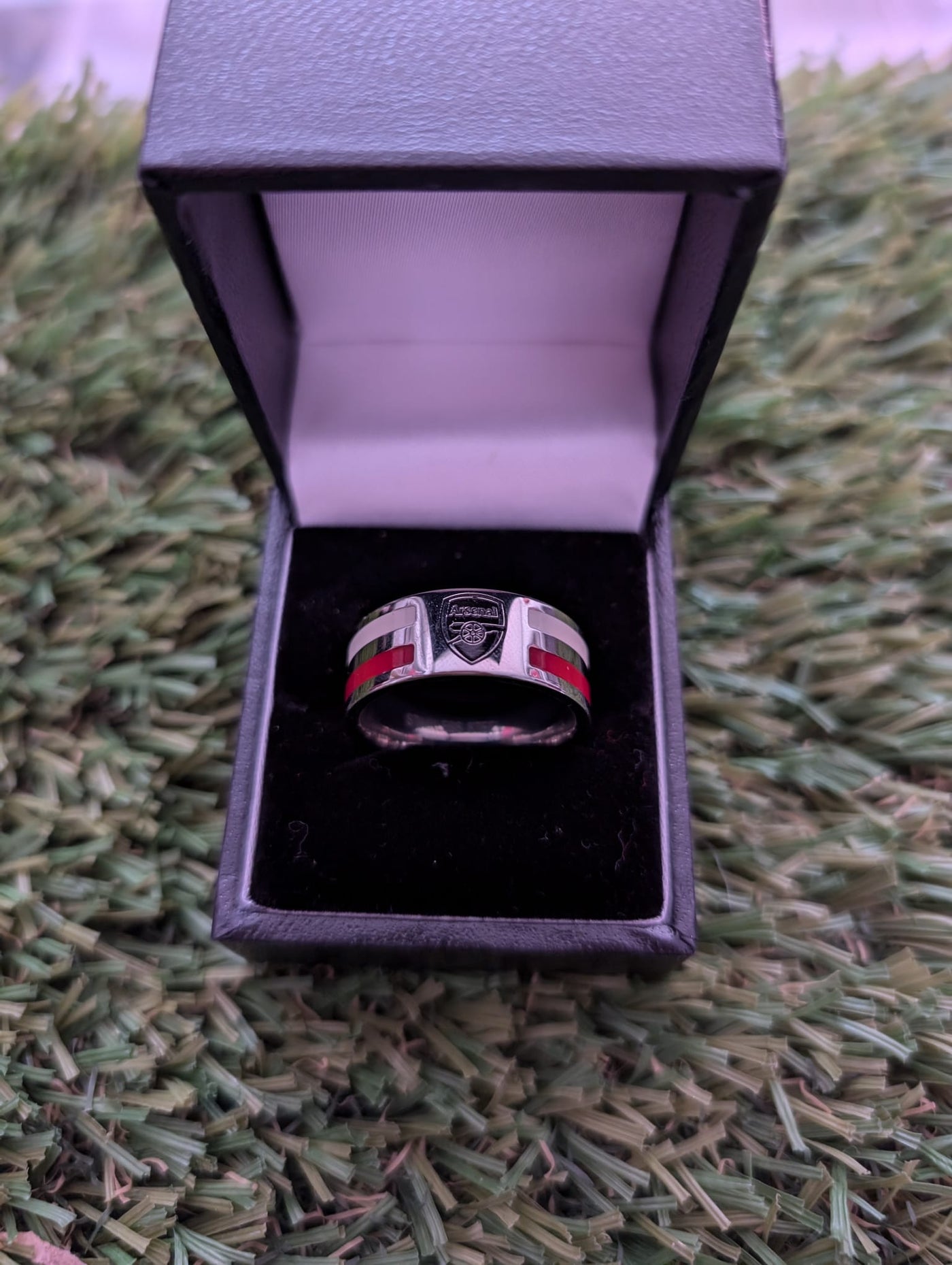 Arsenal FC Argent Sterling Bague En 3 Tailles, Anniversaire, Noël Arsenal FC Argent Sterling Bague En 3 Tailles, Anniversaire, Noël