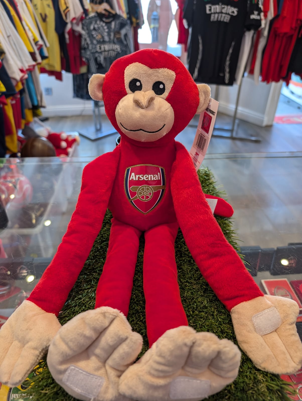 Arsenal Hanging Monkey Toy