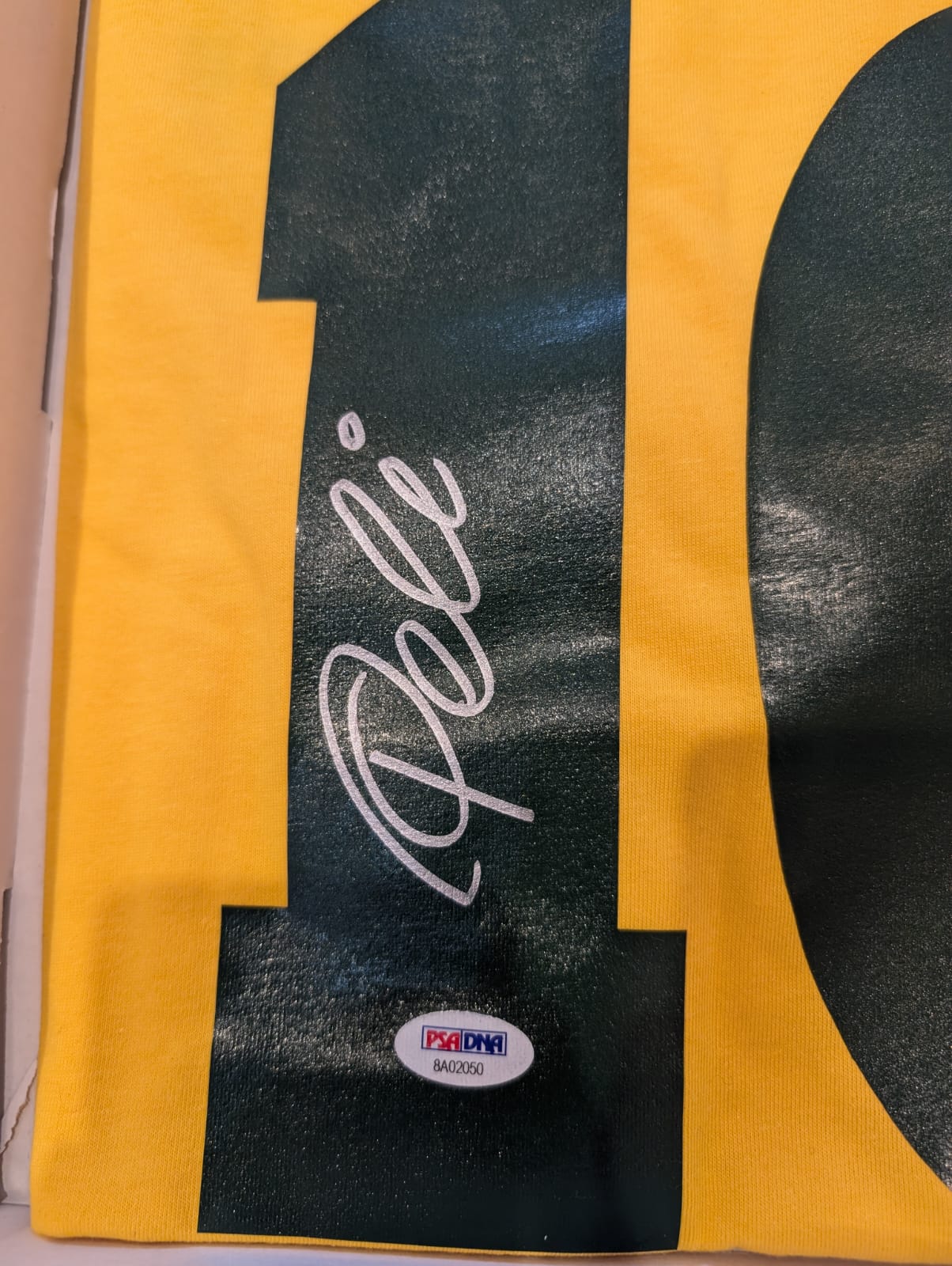 Pele Signed Shirt - 1970 Brazil World Cup