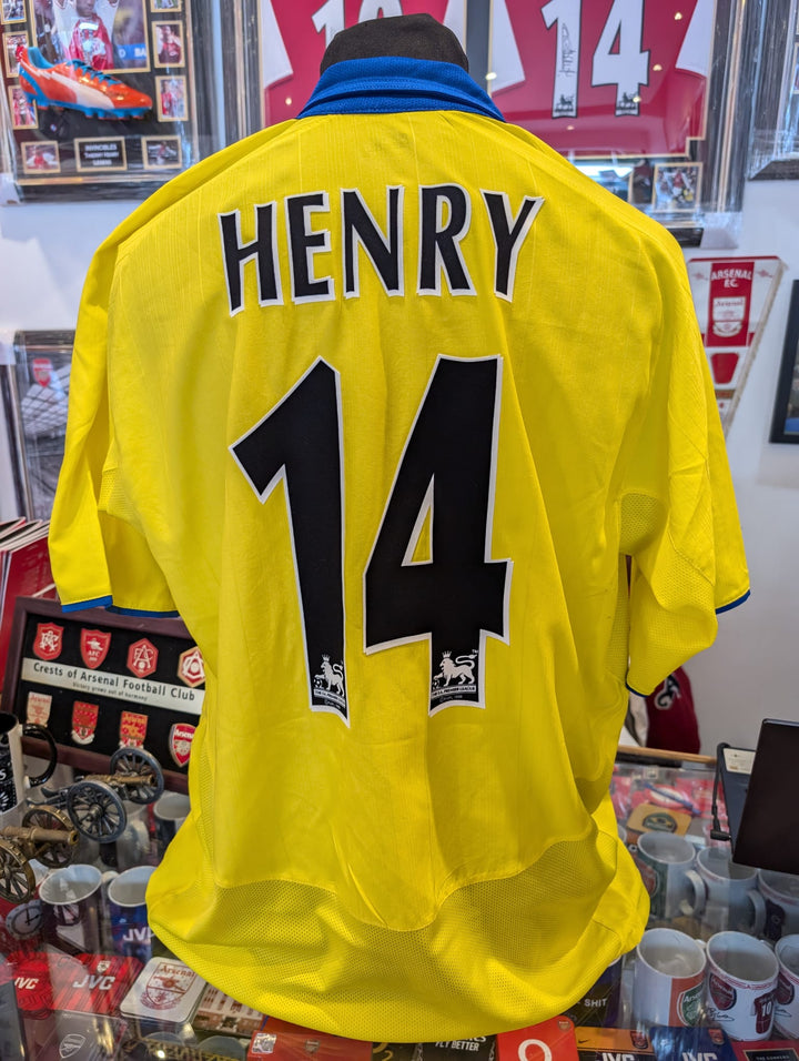 Arsenal FC 2003-04 Away Kit – The Match Day Shop