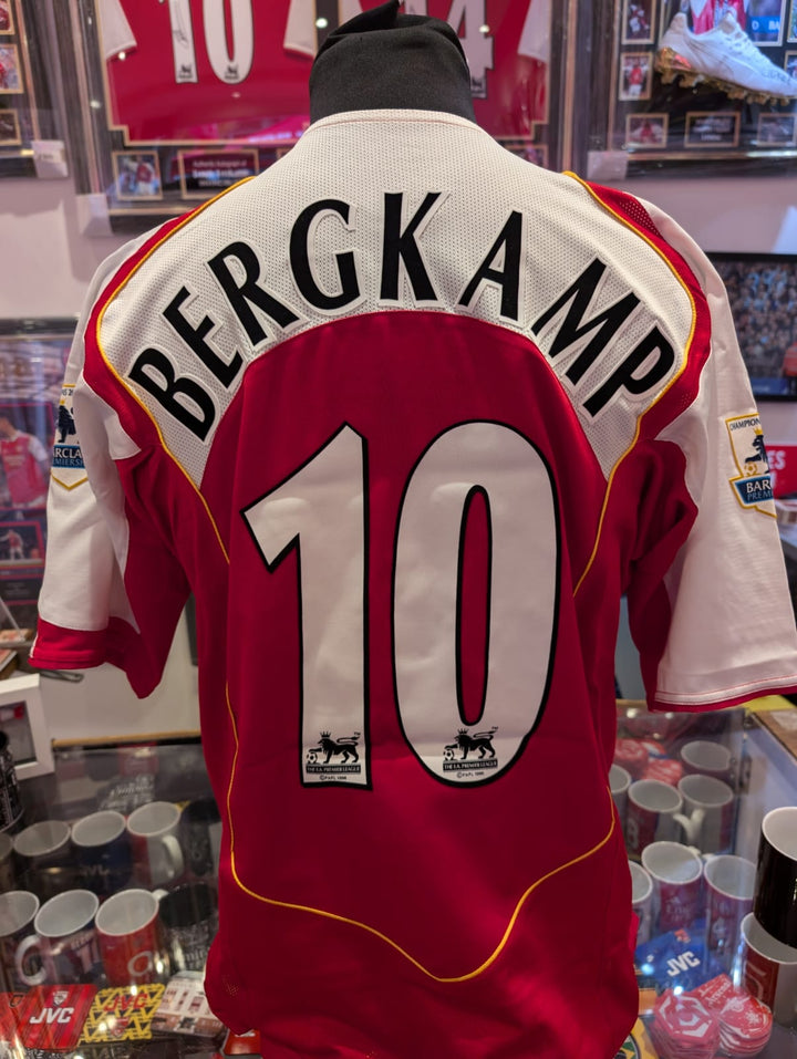 Arsenal FC 2004/05 Home Kit - Bergkamp 