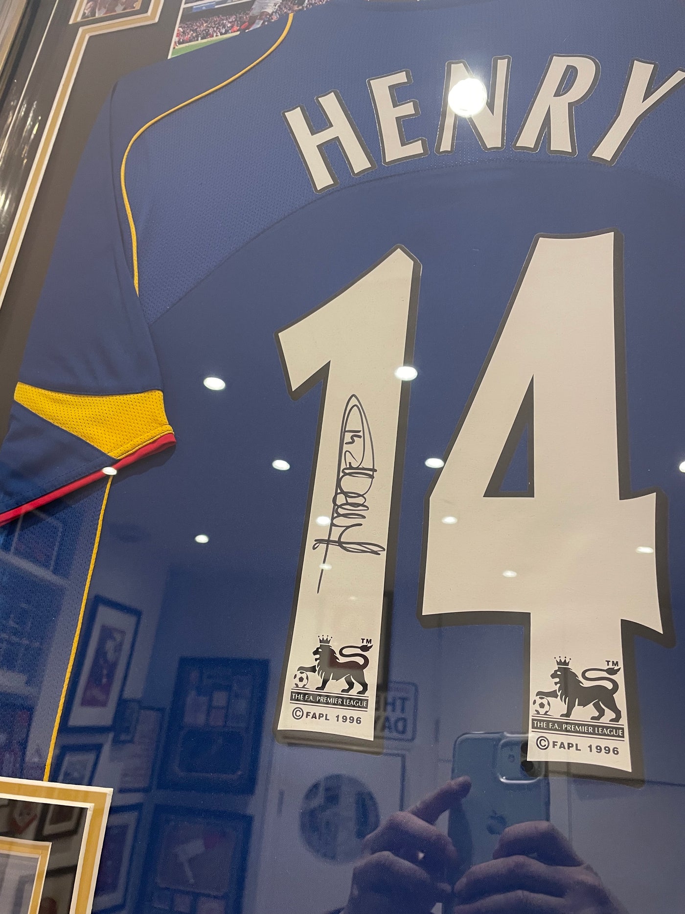 Henry Away Signed Shirt