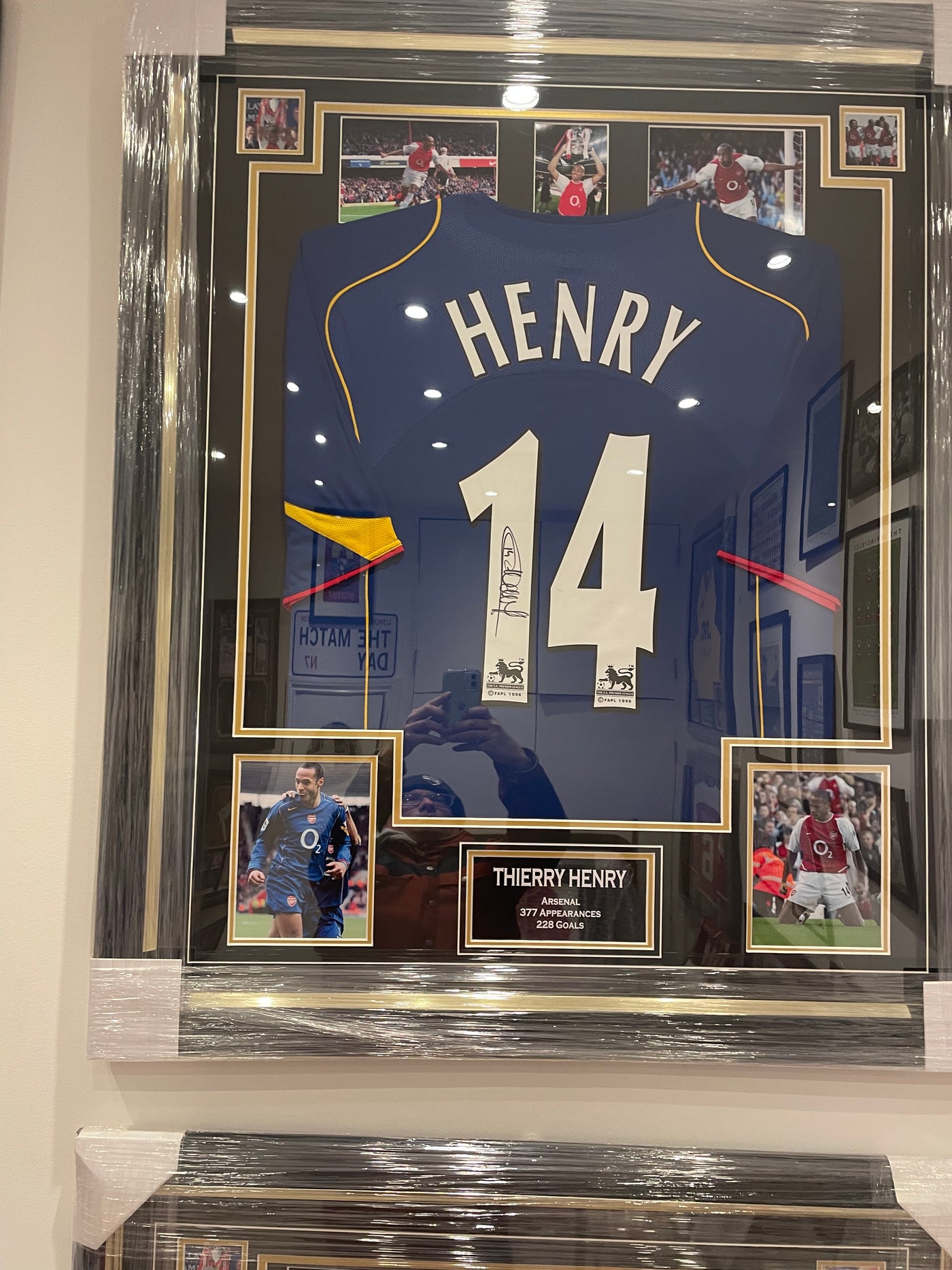 Henry Away Signed Shirt