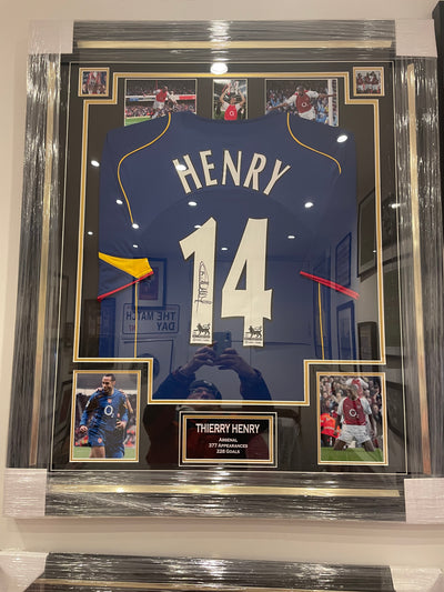 Henry away signed shirt