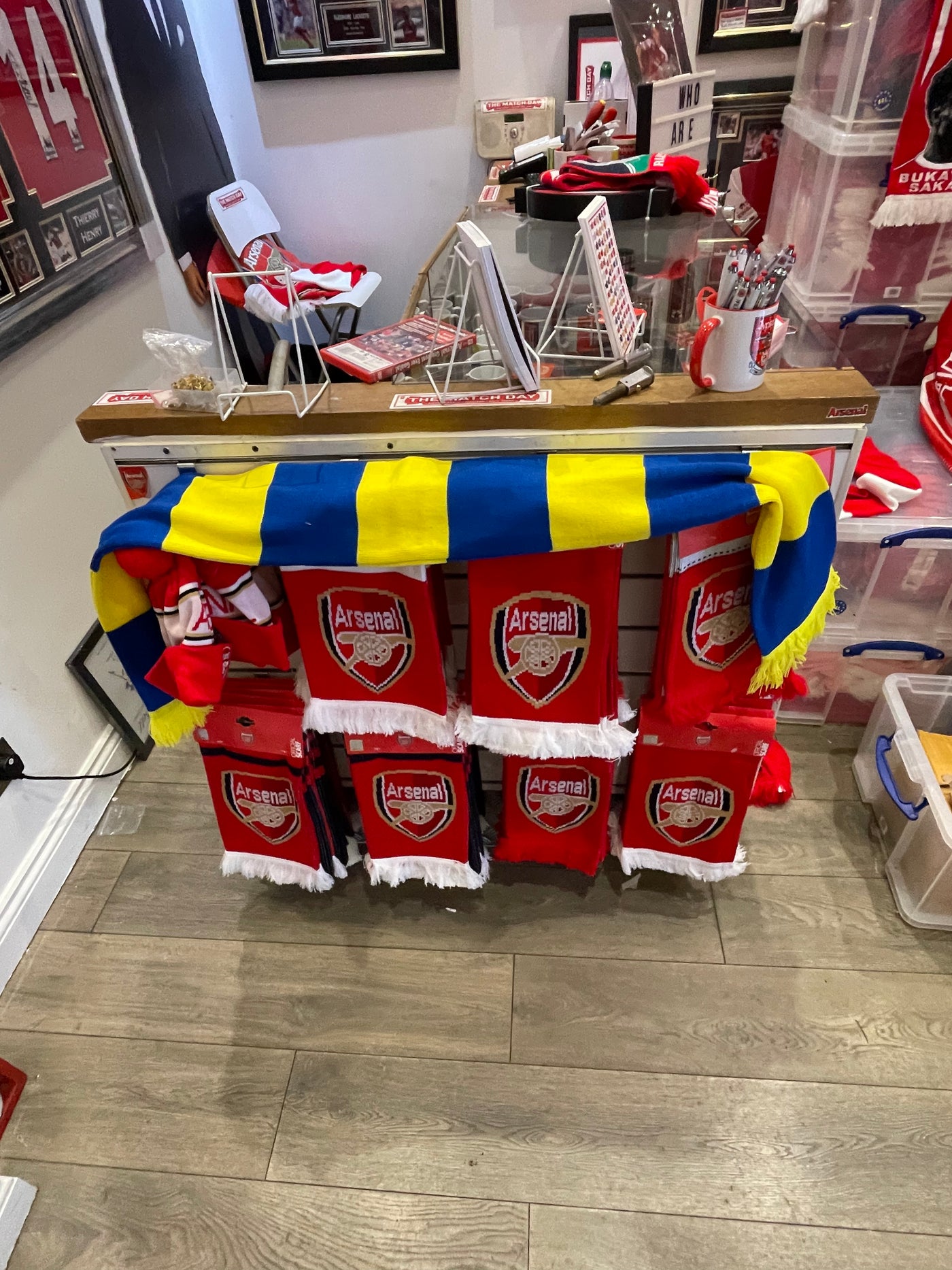 Ukraine/ Arsenal Bar Scarf