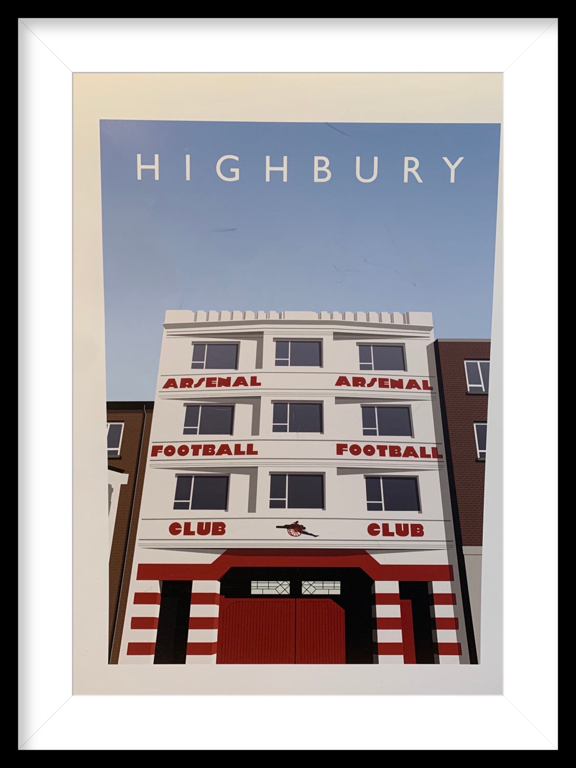 West Stand Highbury Print