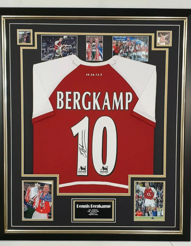 Dennis Bergkamp Invincibles signed Shirt