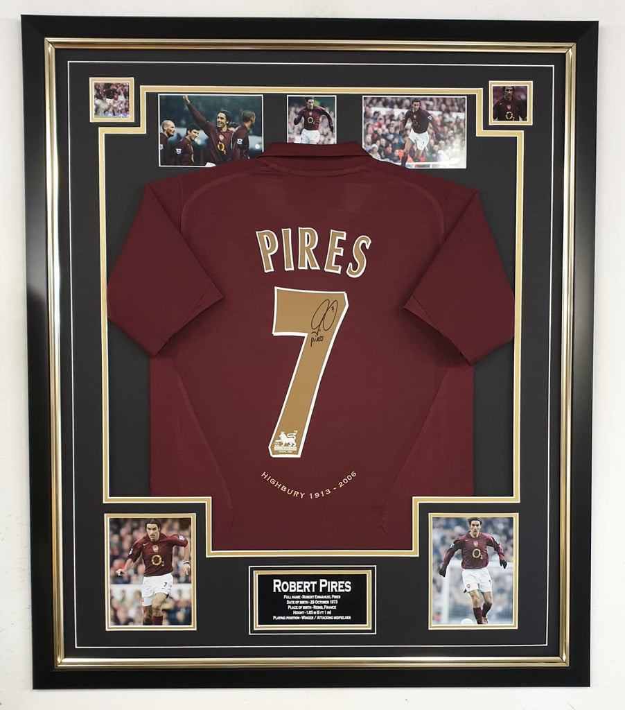 framed arsenal shirt