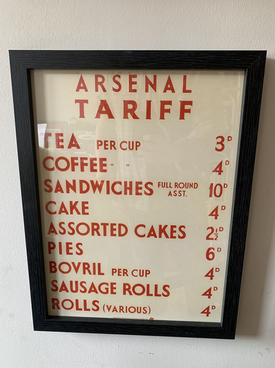 Arsenal Tariff Frame