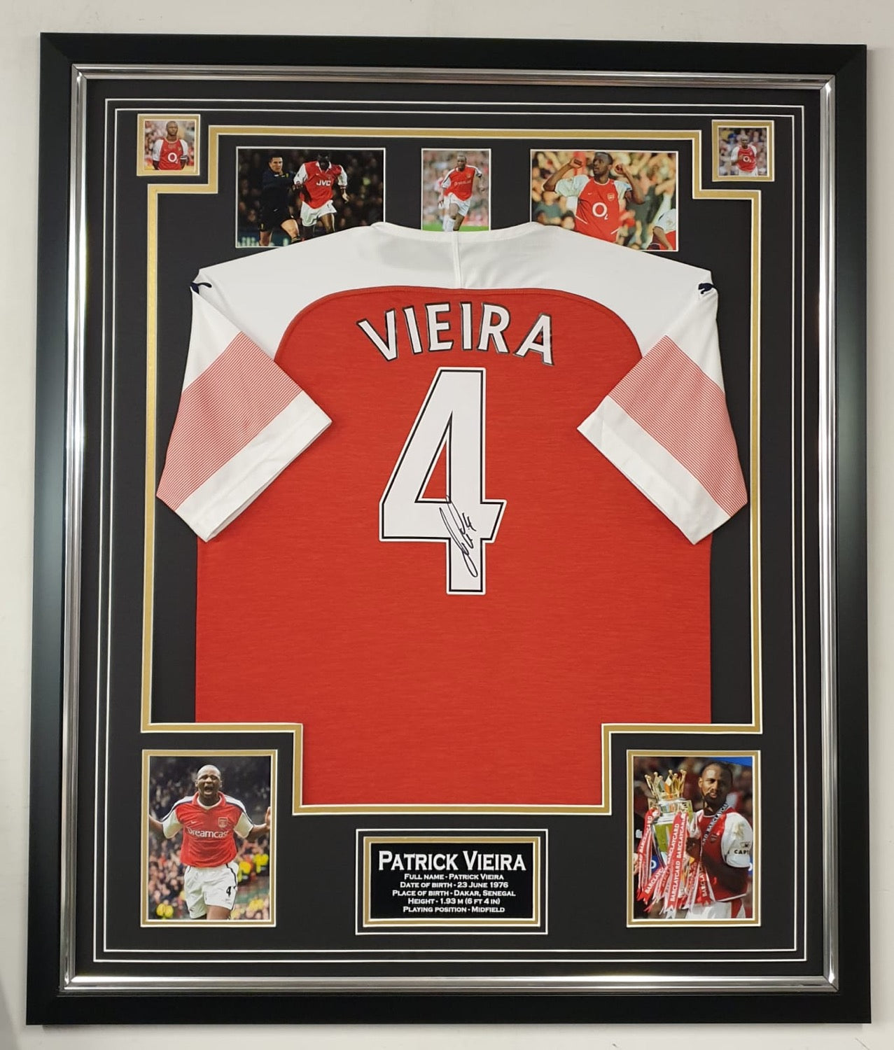 Vieira Signed shirt