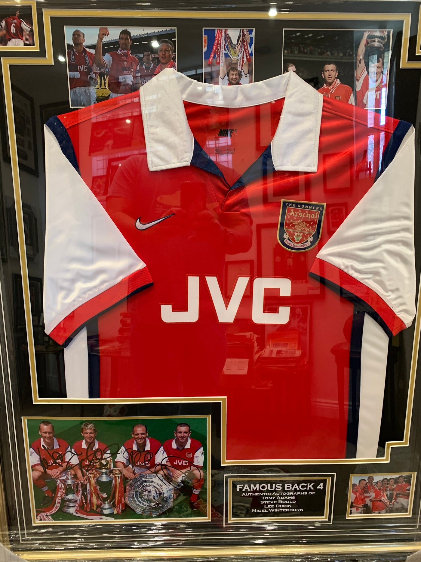 Famous Back Four Signed Shirt