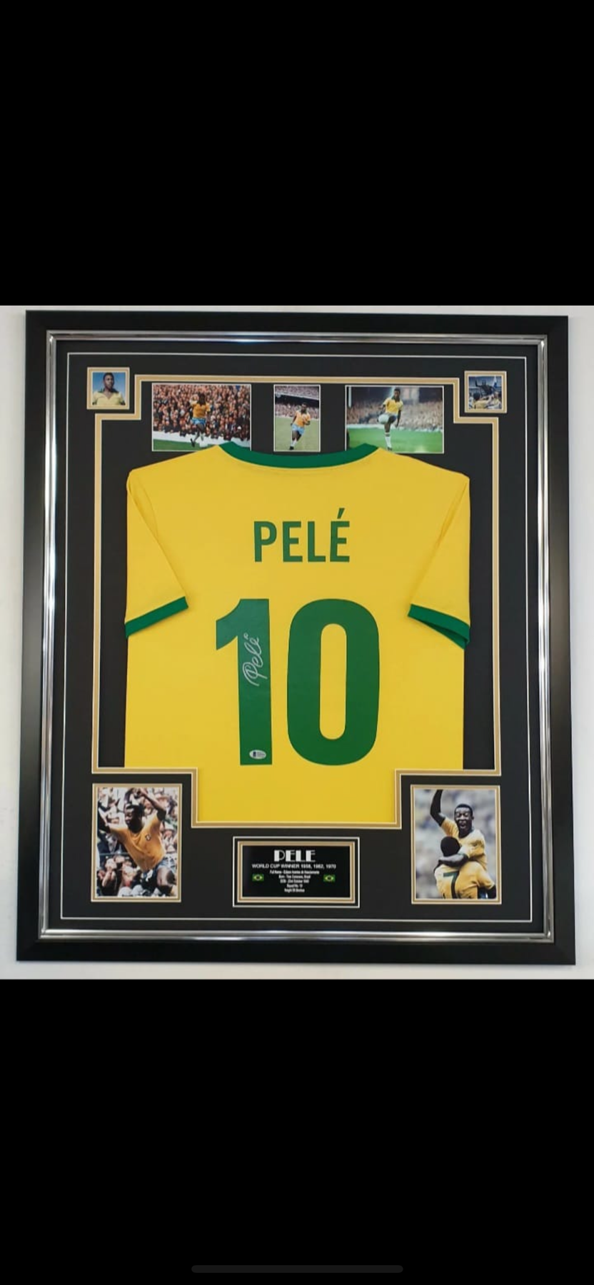 Pele Signed Shirt
