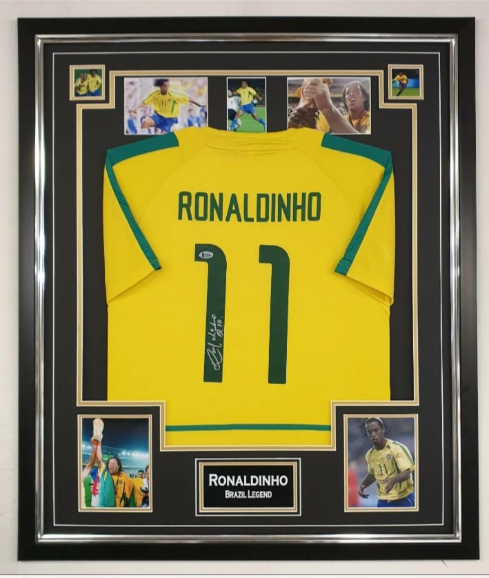 Ronaldino Brasil signed shirt