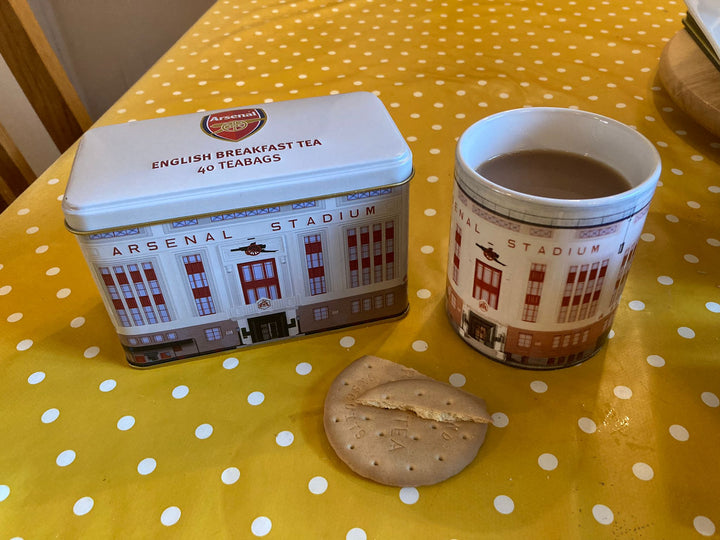 arsenal tobacco tin Highbury Tea Tin and Mug – The Match Day Shop