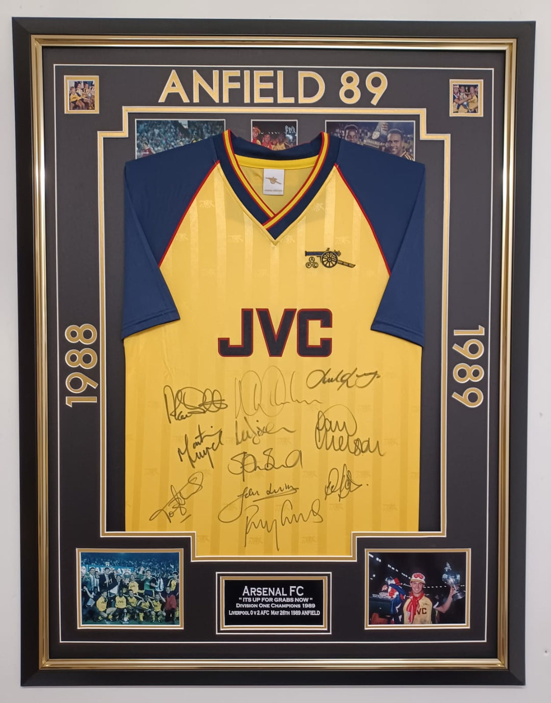 Anfield 89 Team signed Shirt Arsenal Football Gifts Memorabilia The Match Day Shop