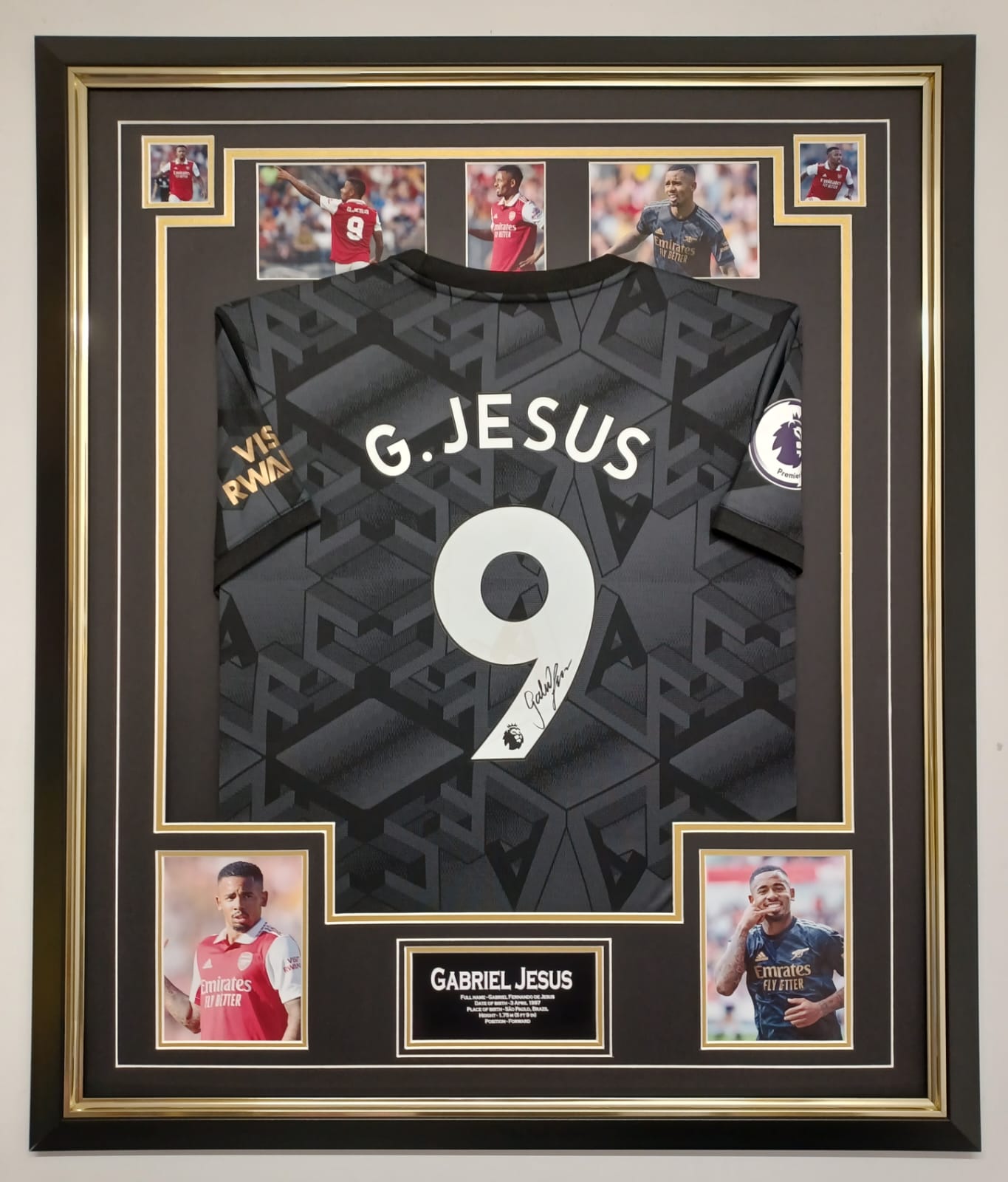 G.Jesus Signed shirt Black